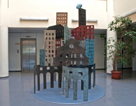 1 Città della memoria, 2009 bronzo, cm 357×220×220 (Custom)