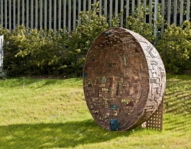 2 Città della memoria, 2010, bronzo, cm 200×200×100 (Custom)